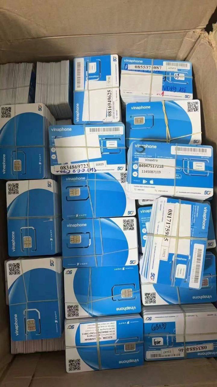越南卡，一个月有效期，可充值延期（一万越南盾一个月），全新无插痕 可注册shopee line  lazada  whatsapp ✈️飞机等国内外各种APP