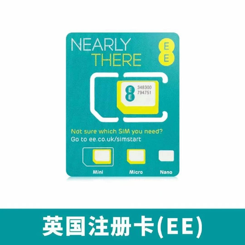 英国卡 180天有效期 经测试可以注册，谷歌邮箱，推特，亚马逊，Facebook，whatsapp，Line等国内外app。EE 02 three3 各牌子都有