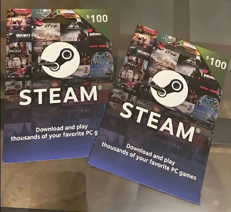美区 steam 礼品卡100美金面值6折出售