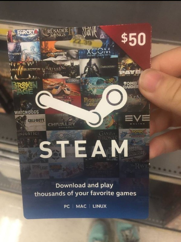 美区 steam 礼 品卡50美金面值6折出售