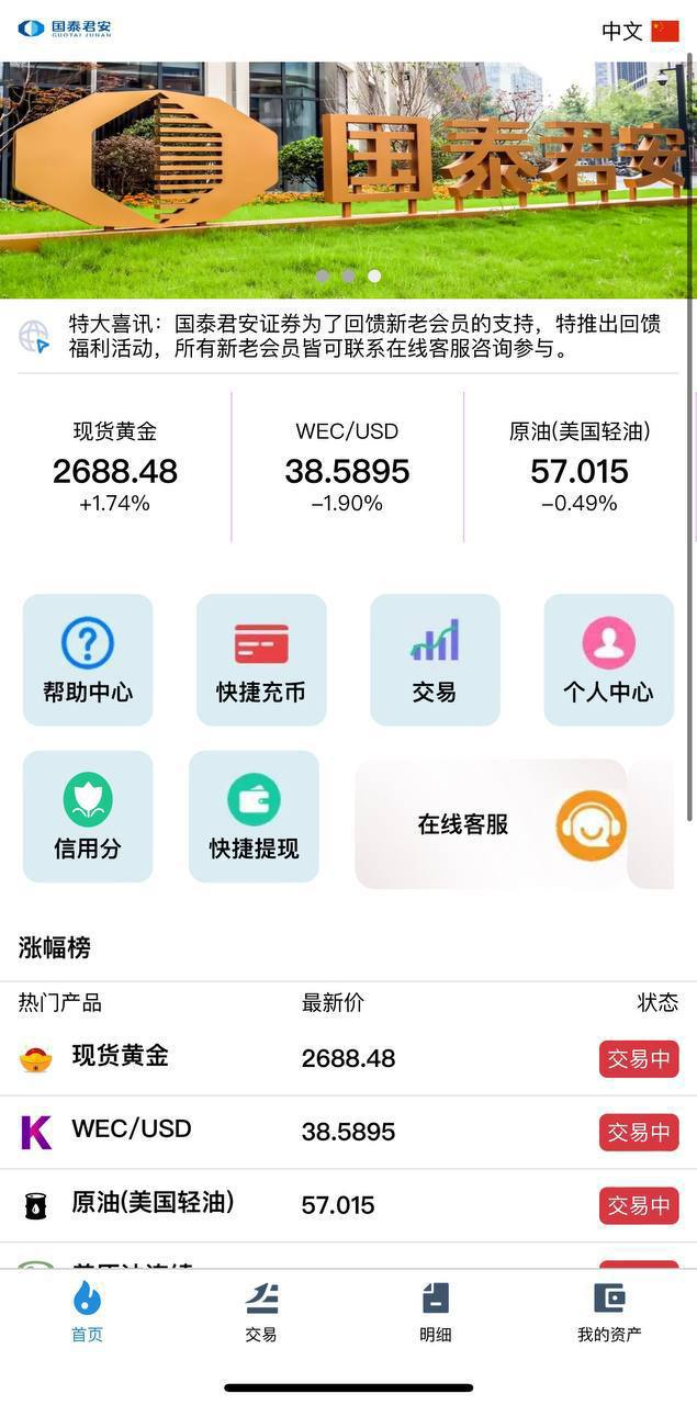 微交易所   多国语言 前uniapp 后PHP 框架fastadmin 外汇盘/虚拟币/黄金盘/期货微盘 新增功能：信用分/支持实名认证
